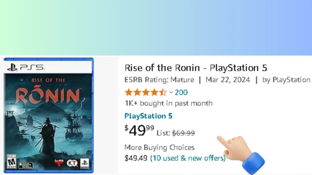 rise of the ronin discount price